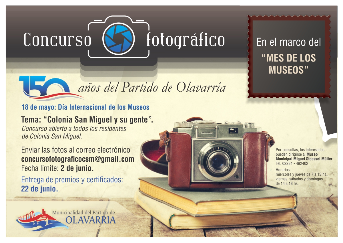 Flyer Concurso Fotografia Municipalidad Del Partido De Olavarria