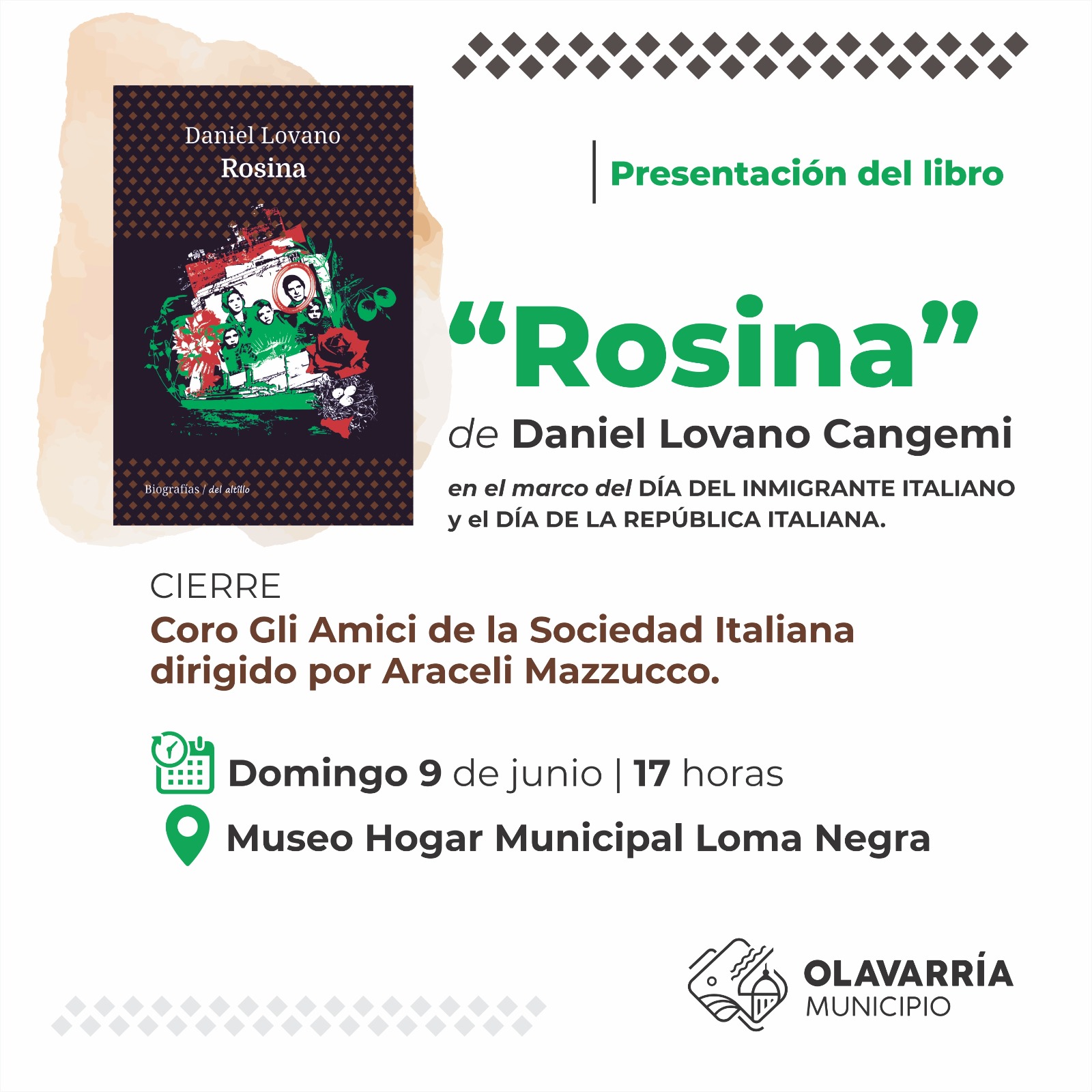 El Municipio Impulsa La Presentación Del Libro “Rosina” En El Museo De ...